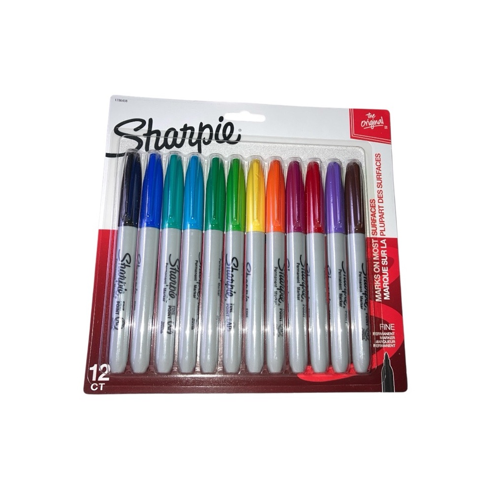 Sharpie Assorted Color Permanent Markers - Pack of 12 - Picture 7 of 8
